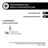 Drucksensor SmartFan Pro BT – Montageanleitung