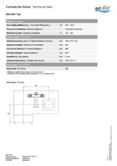 Fassadenelement Sturz silentAir Top – Technisches Datenblatt