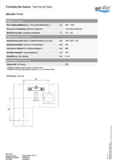 Fassadenelement silentAir Front – Technisches Datenblatt