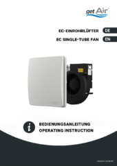 Einrohrlüfter SmartFan XR – Bedienungsanleitung