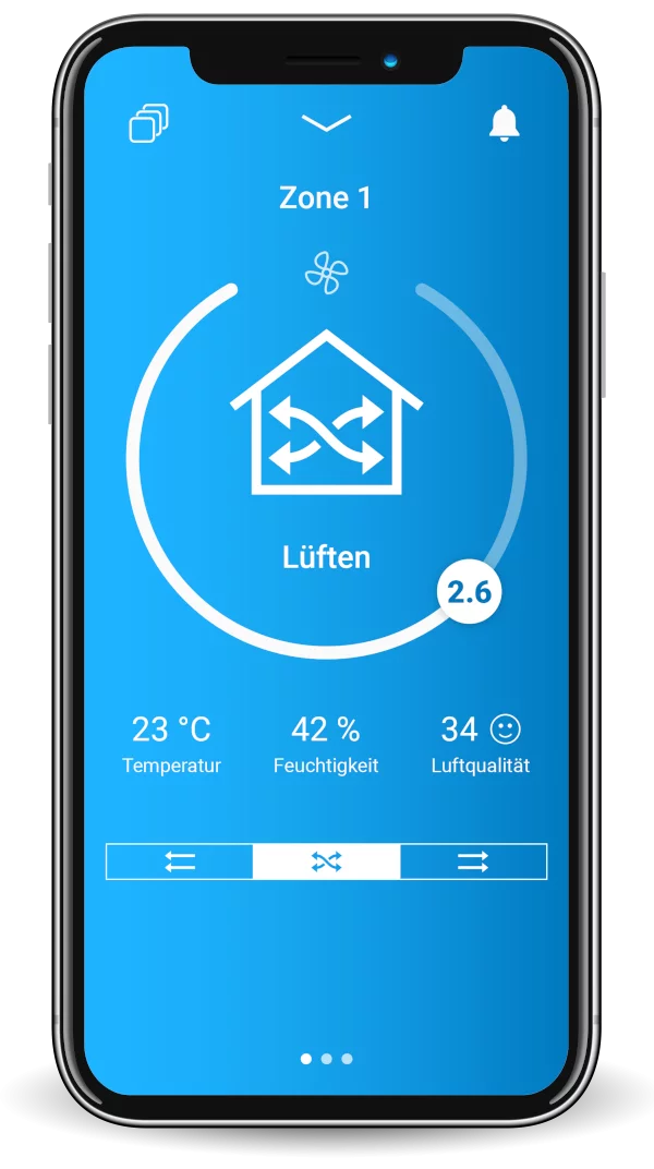 iPhone mit getAir-App